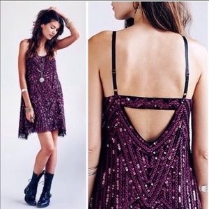 Free People Sequined Dress size 8